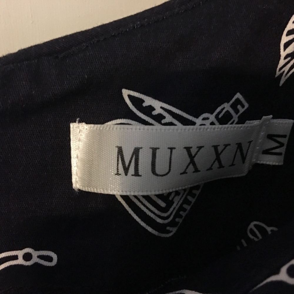 MUXXN Blue & White Nautical Dress - Picture 6 of 8